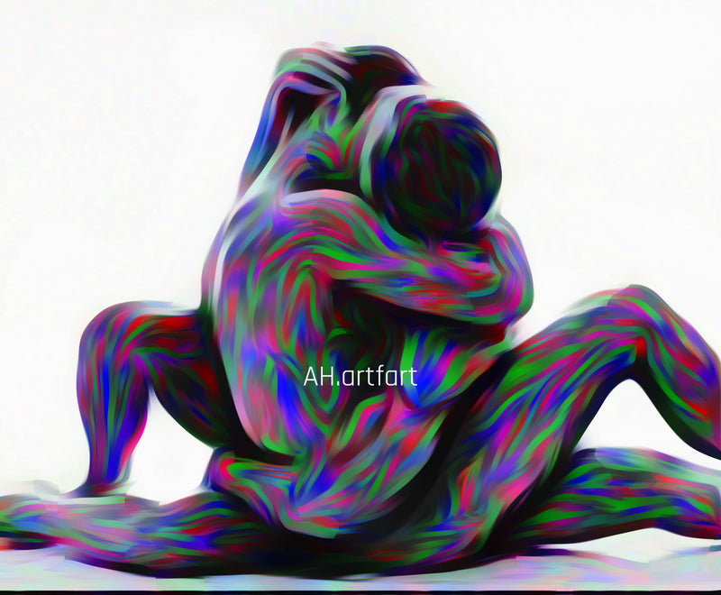 "In your arms I feel my true colors"